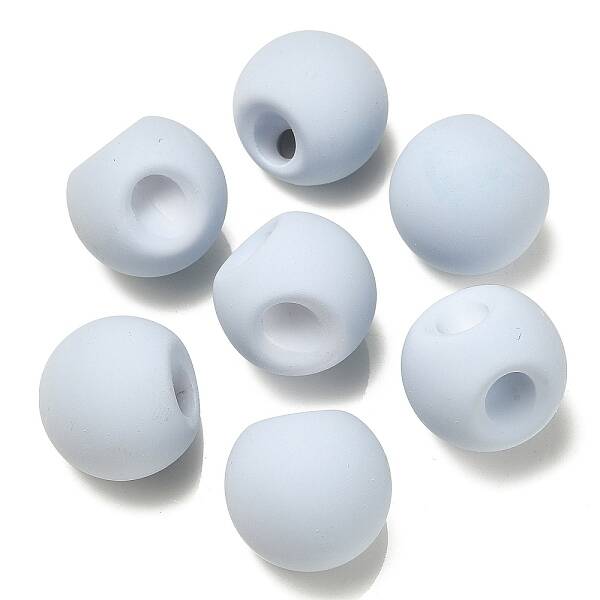 Rubberized Acrylic Beads