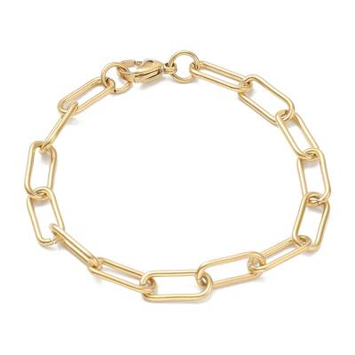 304 Stainless Steel Paperclip Chains Bracelets