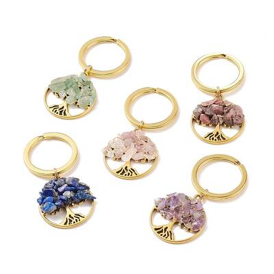Natural Stone Keychains