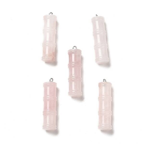 Natural Rose Quartz Pendants