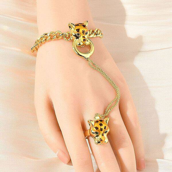 Brass Micro Pave Cubic Zirconia Mittens Bracelets