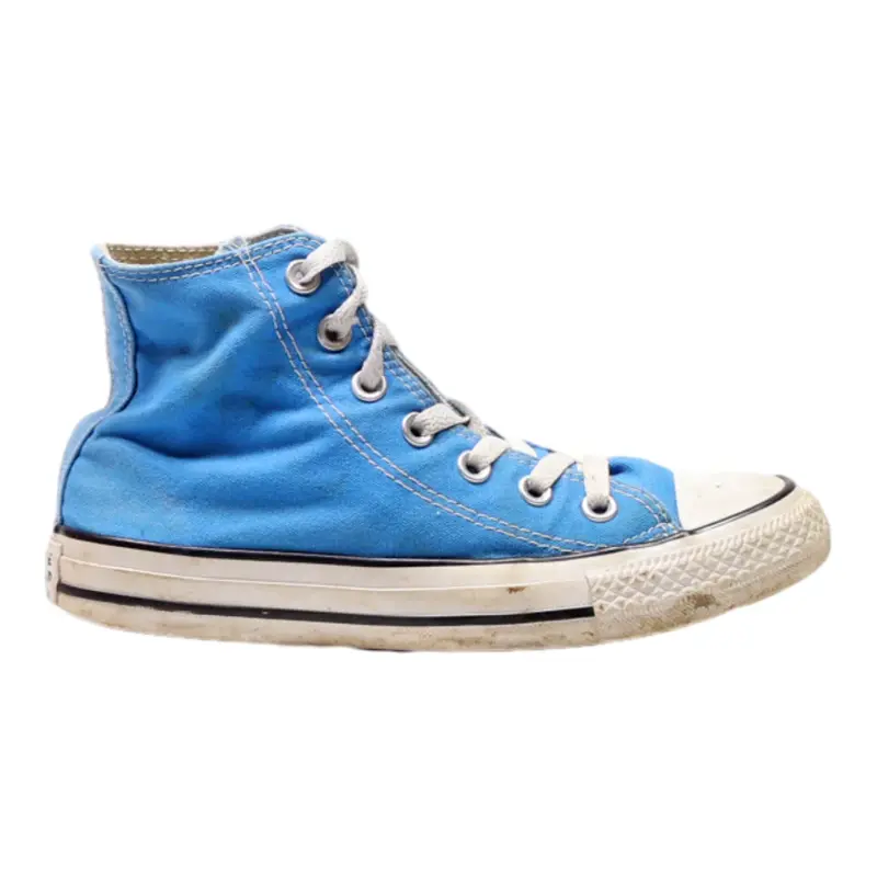 CONVERSE Converse Chuck Taylor All Star High Top Trainers Blue Canvas Womens UK 4