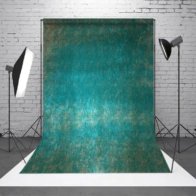 Blue Shabby Scratches Abstract Textured Backdrop - Aperturee