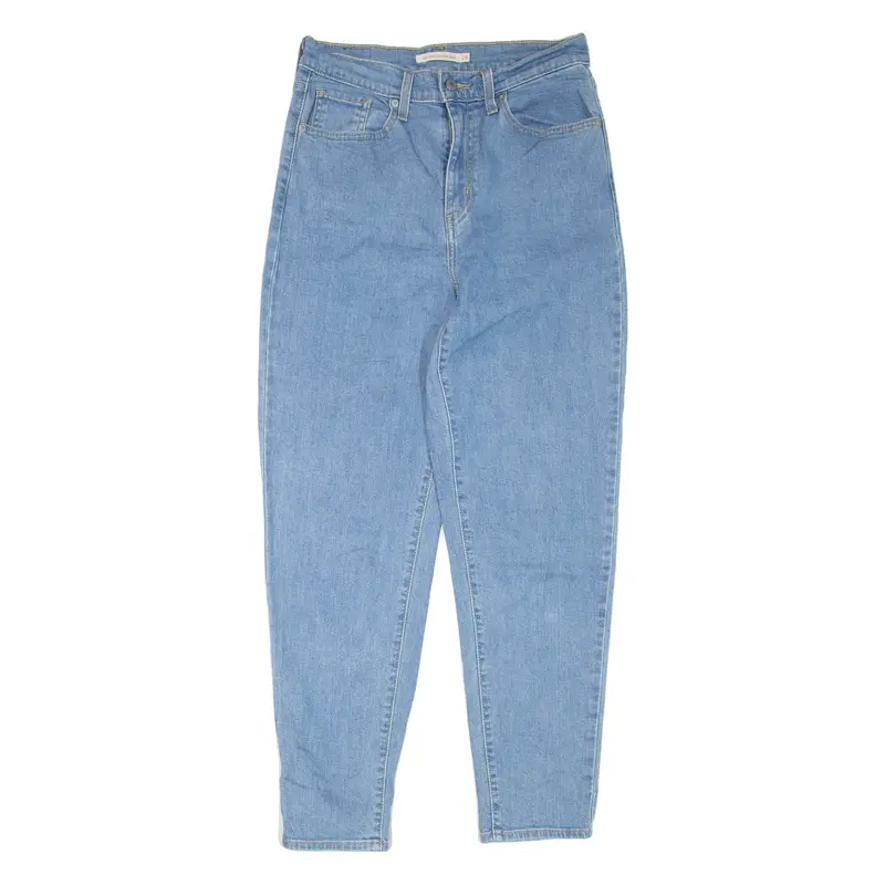 LEVI'S High Waisted Womens Jeans Blue Regular Mom W28 L28
