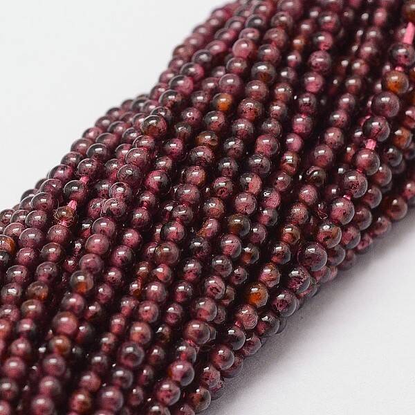 Natural Garnet Beads Strands