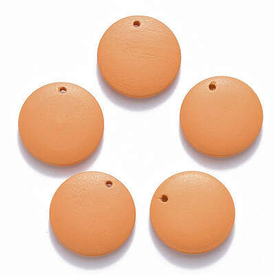 Painted Wood Pendants