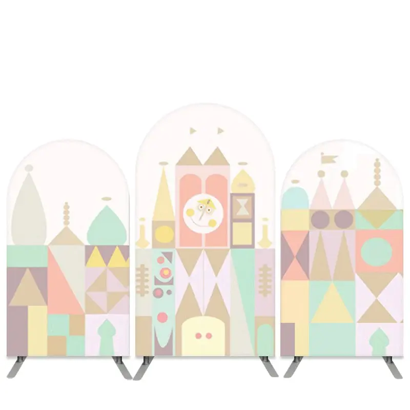 Aperturee Toy Bricks Castle Baby Shower Arch Backdrop Kit | Chiara Wall Backdrop Diy | Diy Round Arch Backdrop | Diy Chiara B...