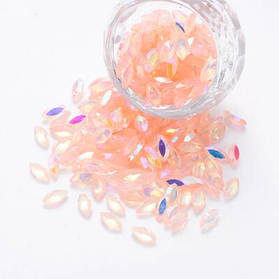 Transparent Resin Rhinestone Cabochons