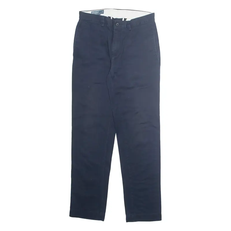 POLO RALPH LAUREN Mens Trousers Blue Regular Tapered W30 L32