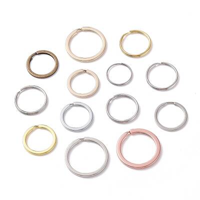Alloy and Iron Keychain Clasps