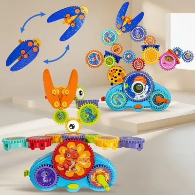 GearMaster Building Set Block Toys for Birthday Gifts