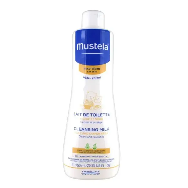 Mustela Latte Detergente Pelle Secca 750ml