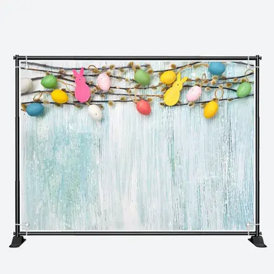 Colored Egg Decorations Paint Wall Easter Backdrop - Aperturee