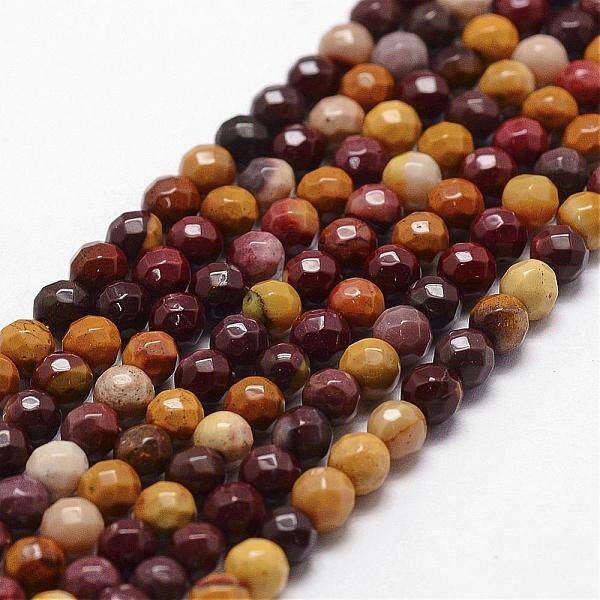 Natural Mookaite Beads Strands