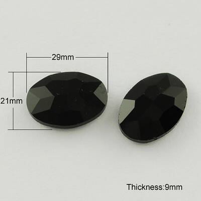 Glass Pointed Back Rhinestone