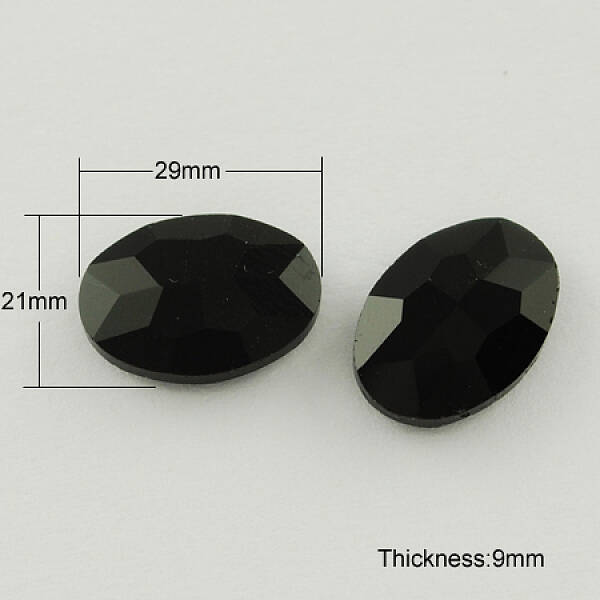 Glass Pointed Back Rhinestone