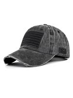 Unisex Casual Washed Baseball Cap, New Style American Flag Pattern Baseball Cap, Breathable Sunshade Cap for Men & Women for ...