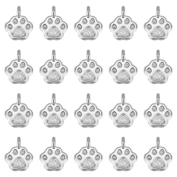 20Pcs 304 Stainless Steel Charms