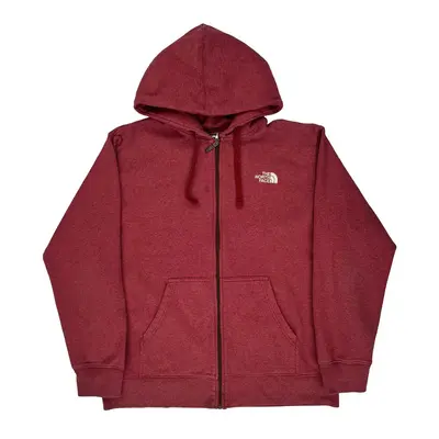 The North Face Hoodie - Large Red Cotton Blend