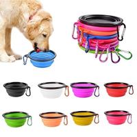 Foldable Travel Pet Bowl, 1 Count Leak Proof Pet Food & Water Container, Pet Travel Essentials for Small To Large Dogs & Cats