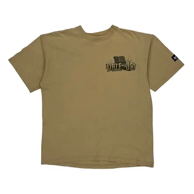 Dale Jr. Chase Authentics Nascar T-Shirt - Large Beige Cotton