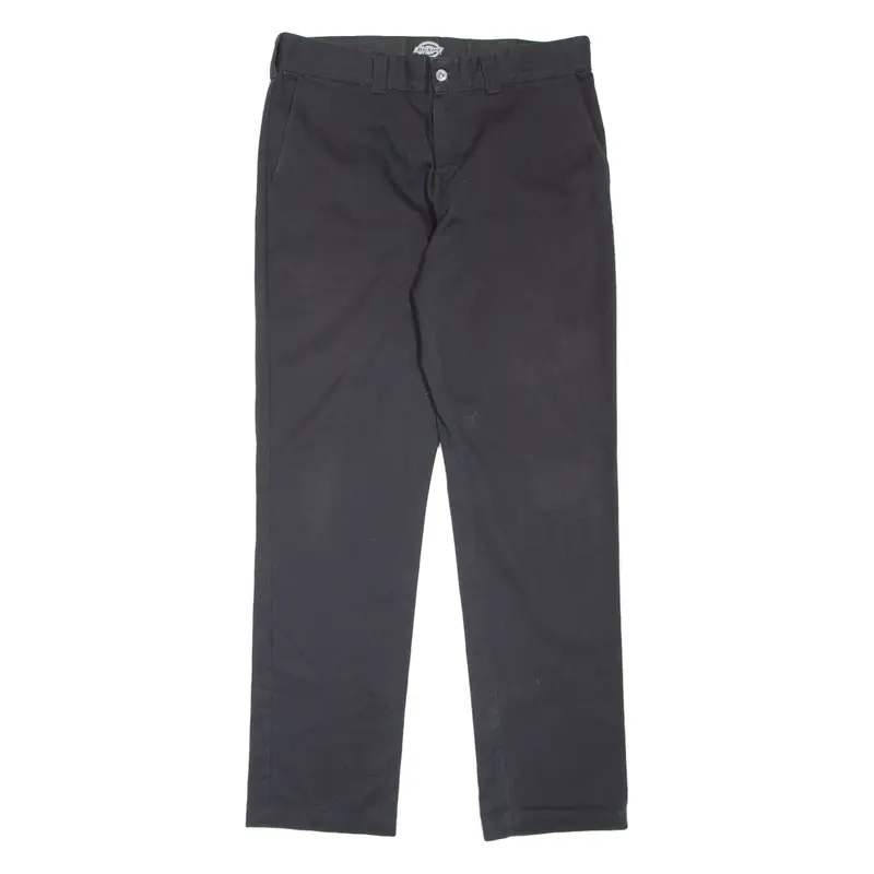 DICKIES Skateboarding Mens Trousers Black Regular Straight W34 L34