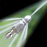 Sewer Pipe Unblocking High-pressure Nozzle, Stainless Steel Quick-connect Pipe Cleaning Rotating Nozzle, Unblocking Nozzle fo...