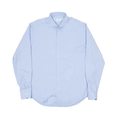 COVERI Formal Shirt Blue Long Sleeve Mens L