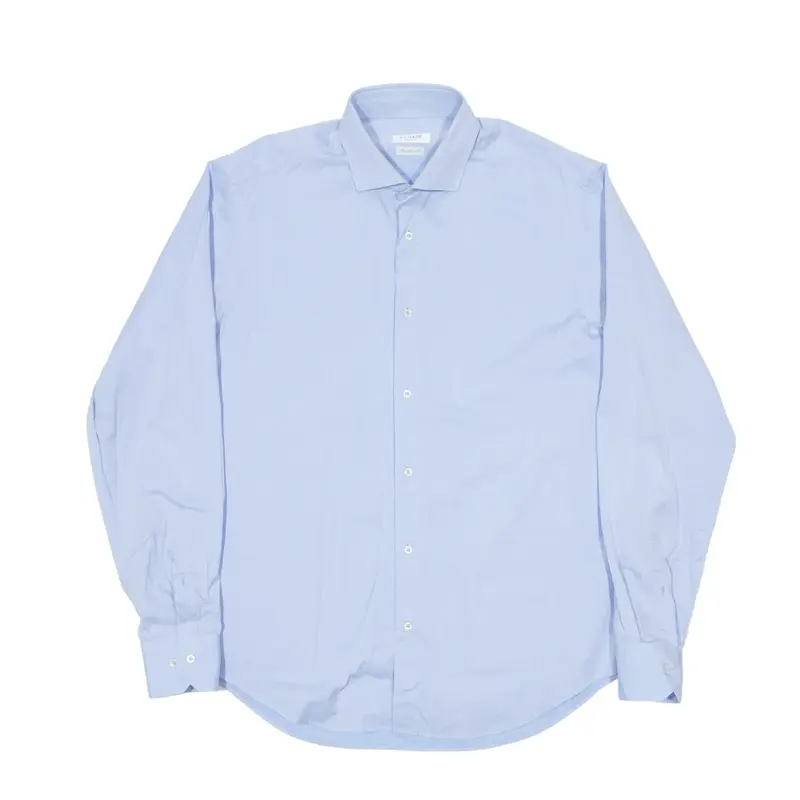 COVERI Formal Shirt Blue Long Sleeve Mens L