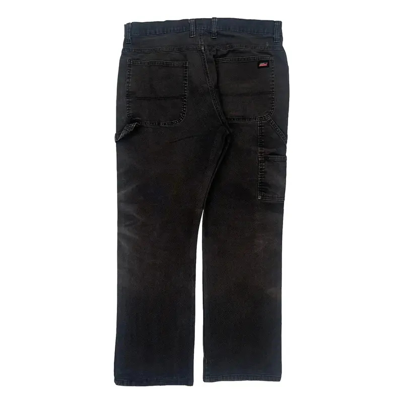 Dickies Carpenter Trousers - 34W 30L Black Cotton | Size: 34″ waist