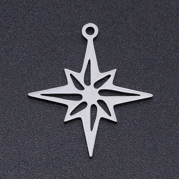 Non-Tarnish 201 Stainless Steel Laser Cut Pendants