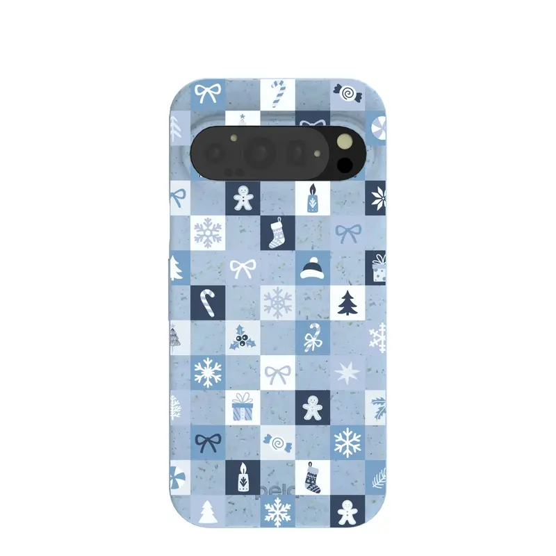 Powder Blue Winter Quilt Google Pixel 9/9 Pro Case