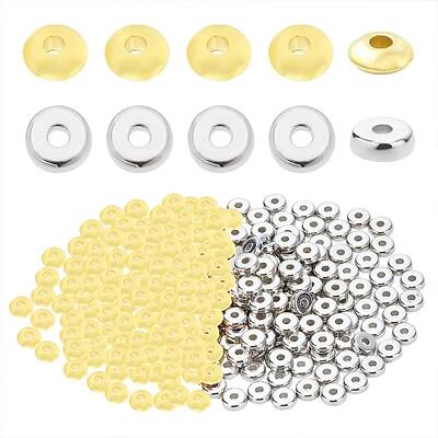 600Pcs 2 Colors CCB Plastic Spacer Beads