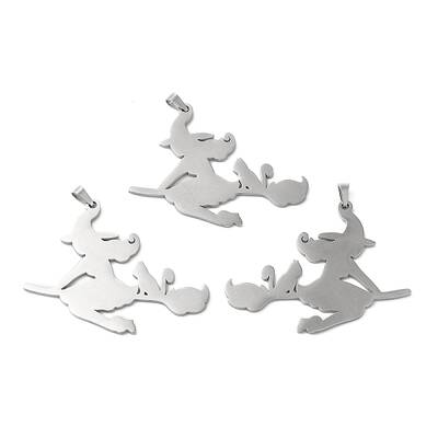 Non-Tarnish Halloween 304 Stainless Steel Big Pendants
