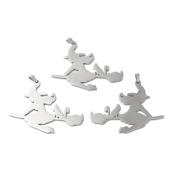 Non-Tarnish Halloween 304 Stainless Steel Big Pendants