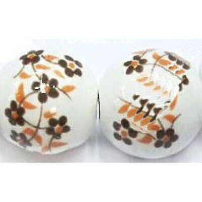 Famille Rose Porcelain Beads