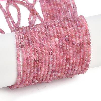 Natural Pink Tourmaline Beads Strands