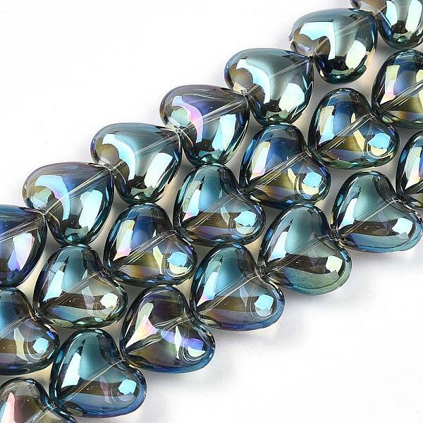 Electroplate UV Plating Glass Beads Strands