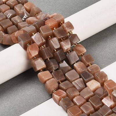 Natural Peach Moonstone Beads Strands