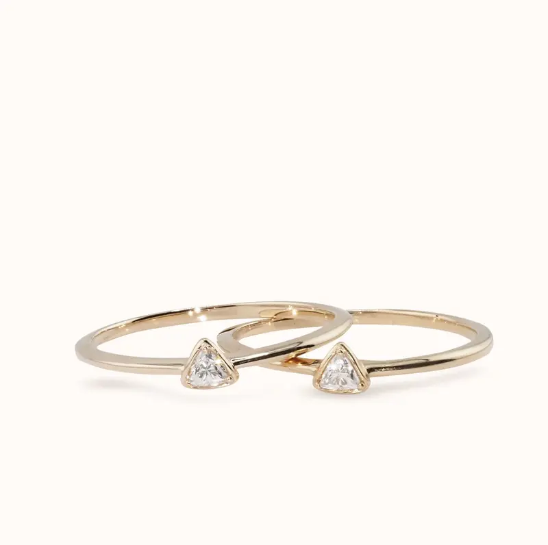 Trillion Ties  | Yellow Gold