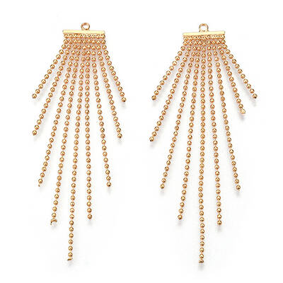 Brass Tassel Big Pendants