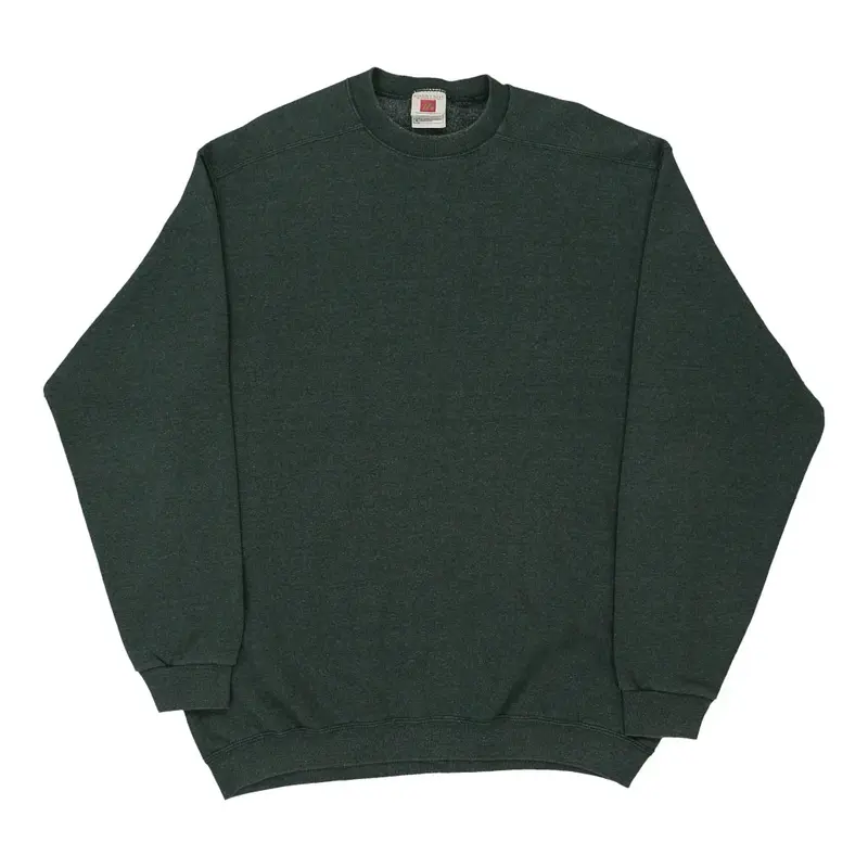 Members Mark Sweatshirt - XL Green Cotton Blend