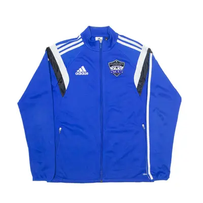 ADIDAS ClimaCool San Carlos United Track Jacket Blue Mens S