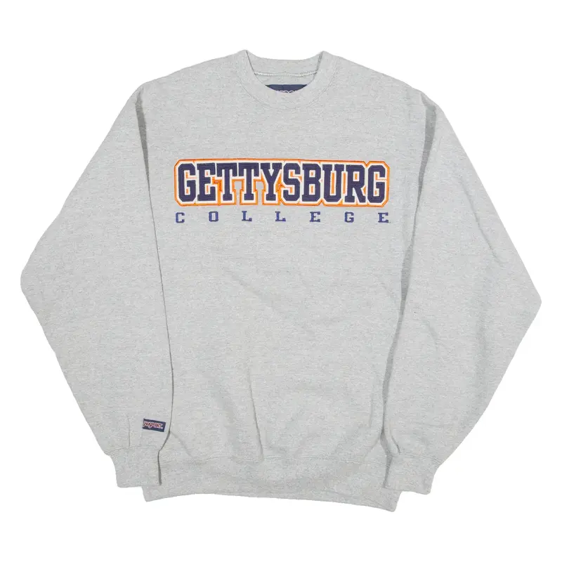 JANSPORT Gettysburg College Womens Sweatshirt Grey USA M