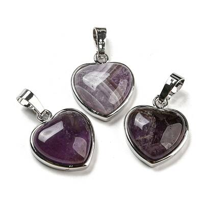Natural Amethyst Pendants
