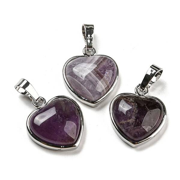 Natural Amethyst Pendants