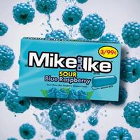 Sour Blue Raspberry Mike and Ike Candy 6/24 Pack - Snack & Sweet Treats 0.78oz
