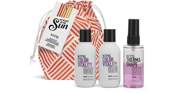 KMS Color Vitality Travel Kit for Heat Protection of Hair