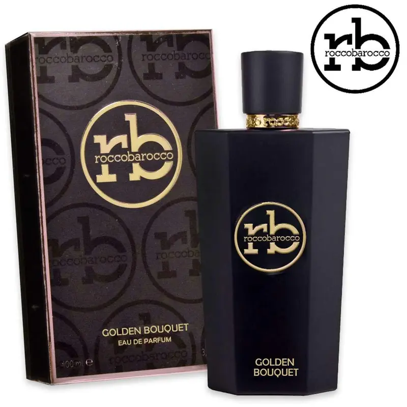 Rocco Barocco Metal Collection Golden Bouquet Edp 100 Ml