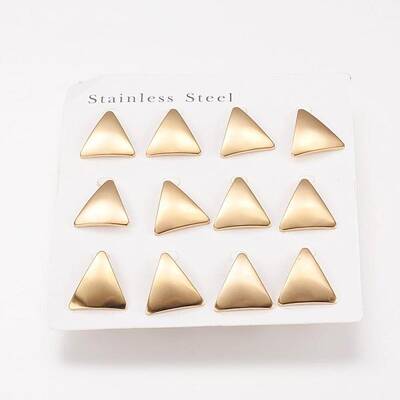 304 Stainless Steel Stud Earrings